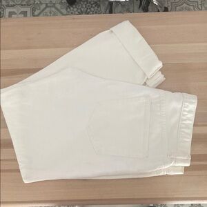 GAP White Relaxed Boyfriend Jeans